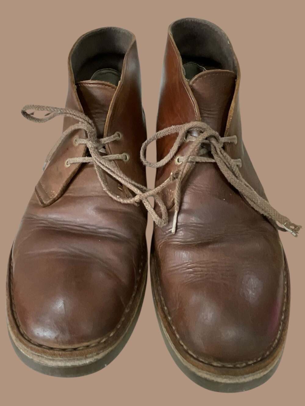 Clarks Desert Boots Brown Leather Men's Size 9